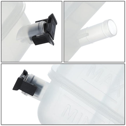 DNA MOTORING OEM-RT-FO3014114 OE Style Coolant Overflow Reservoir Tank w/Cap Compatible with 11-19 Ford Fiesta