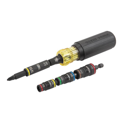 Klein Tools 85517HD 2-Piece Impact Driver Set with 11-in-1 Screwdriver/Nut Driver and 7-in-1 Impact Flip Socket
