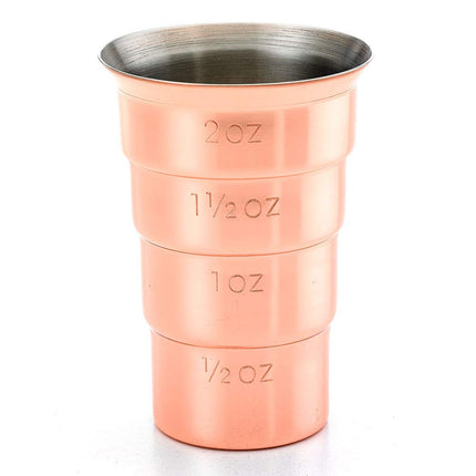 Barfly M37109CP Drink Jigger, 2 oz, Copper w/Out Handle