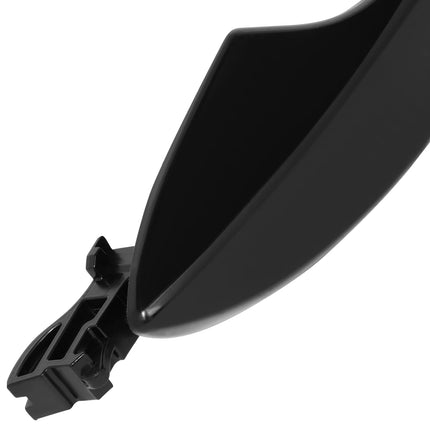 DNA MOTORING Front Driver Outer Door Handle Compatible with 14-19 Corolla, w/Keyhole, Black, OEM-DHO-01538