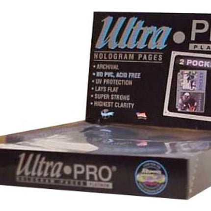 Ultra Pro 2-Pocket Platinum Page with 5" X 7" Pockets 100 ct.