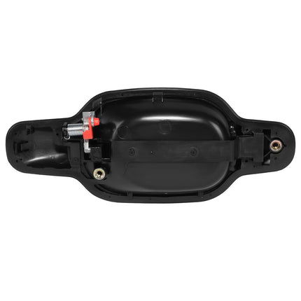 DNA MOTORING OEM-DHO-00496 Rear Left Side Outer Door Handle Compatible with 2009-2012 Colorado/Canyon Crew Cab, Smooth Black