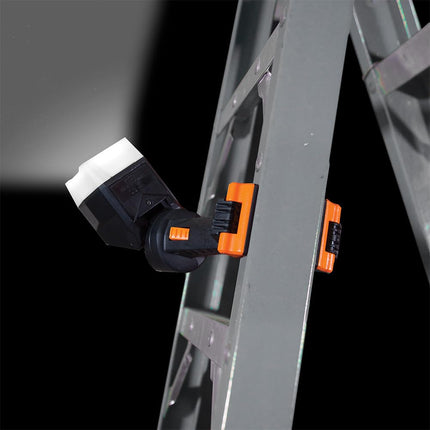 Work Light, LED Clamp Light Rotates 360 Degrees, Pivots 90 Degrees, Dust and Water Resistant Klein Tools 56029