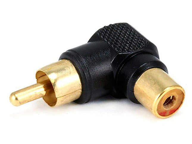 Monoprice 107233 RCA Plug to RCA Jack Adaptor, Gol