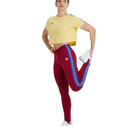 ARENA Caroline Team Trousers Burgundy-Neon Blue-Butter L