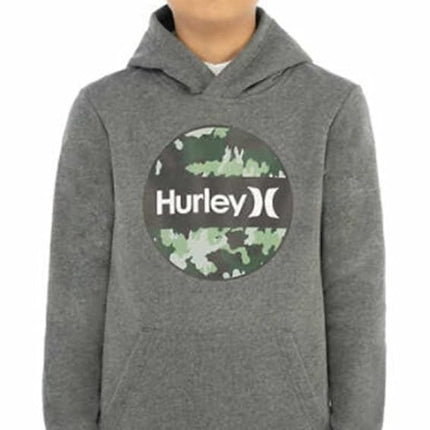 Hoodie graphique Hurley pour garçons, Betterave foncée chiné, Petite taille