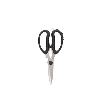 Snow Peak Kitchen Scissors and Knife Set, Black, 3-piece Multi-Purpose Set for Camping, Backpacking & Fishing, Including Multi-use Scissors, paring Knife and Carry case for Protection