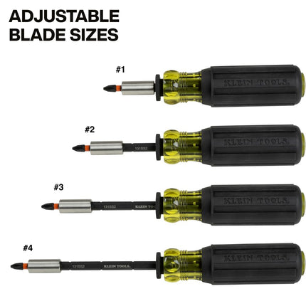 Klein Tools 33806 Proflex 43 Piece Impact Cap Set with Modular Housing, 29 Bit and 10 SAE Socket Sizes, S2 Steel, Magnetic Adjustable Screwdriver