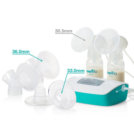 Evenflo Feeding Advanced Fit Flanges, X-Large/XX-Large