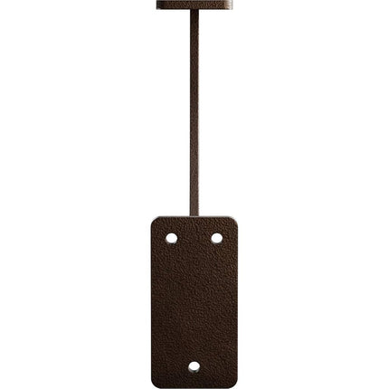 Ekena Millwork BKTM02X09X09BRHDB 2 inch W x 9 inch D x 9 inch H Bradford Steel Bracket, Hammered Dark Bronze