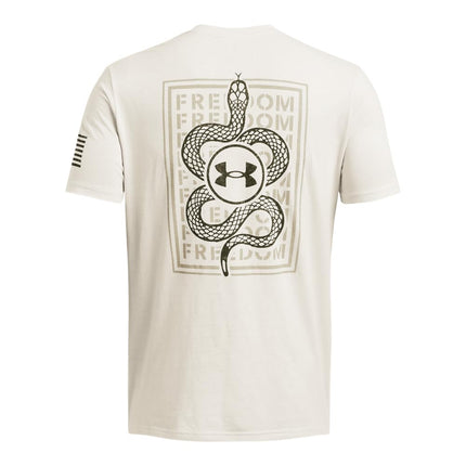 Under Armour - Mens Freedom Snake T-Shirt, Color Summit White (110), Size: XX-Large