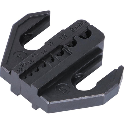 Klein Tools 3007CR Crimping Tool for Heat Shrink Connectors, Ratcheting Terminal Crimper, 10 to 22 AWG Stranded Copper Wire, Full-Cycle, 3-Cavity