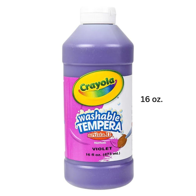 Crayola Artista II Washable Tempera Paint 16oz Purple/Violet