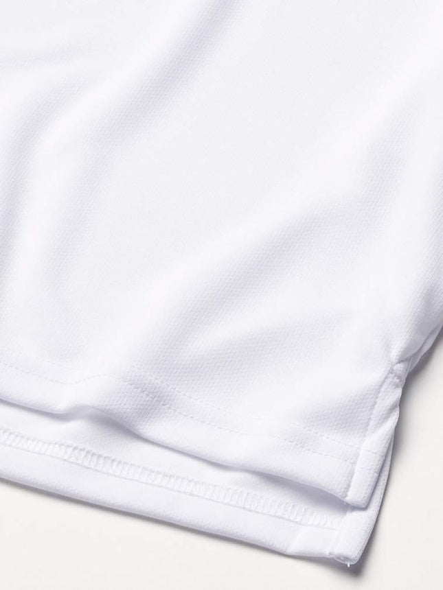 Polo Performance uniforme para niños de The Children's Place, blanco individual, Large Husky