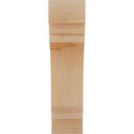 Ekena Millwork COR04X12X16PEC00RDF Pescadero Rough Sawn Corbel, 4" Width x 12" Depth x 16" Height, Douglas Fir