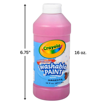 Washable Paint, Magenta, 16 oz