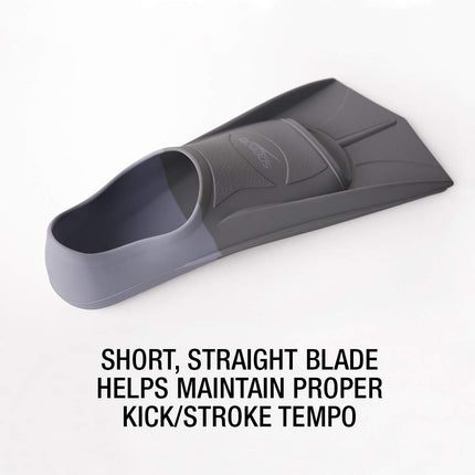 Speedo Short Blade Swim Training Fins, O Orange