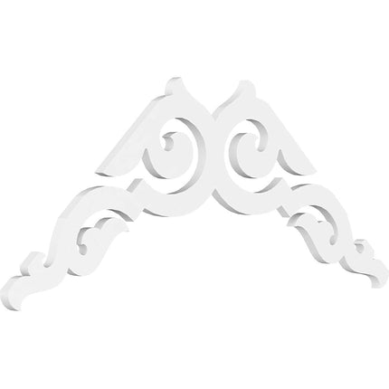 Ekena GPP048X022X100ROT Gable Pediment, Primed, 48" W x 22" H x 1" P (11/12)