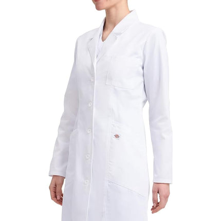 Dickies womensEds Professional Whites 37" Lab CoatEds Professional Whites 37" Lab Coat Medical Lab Coat - White - Medium