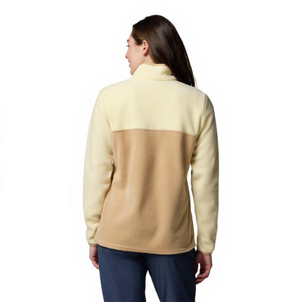 Columbia Women's Benton Springs Half Snap Pull Over Ii, Canoe/Lemon Wash, 1x