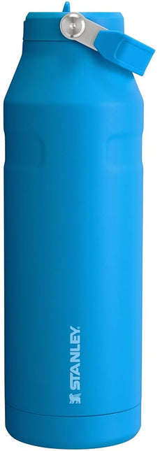 Stanley IceFlow Flip Straw 2.0 Water Bottle 50 OZ | Built-In Straw with Larger Opening | Lightweight & Leak-Resistant | Insulated Stainless Steel | BPA-Free | Azure