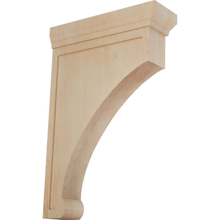 Ekena BKTW02X08X12GOMA 2 1/2-Inch Width x 8-Inch Depth x 12-Inch Height X-Large Gomez Wood Bracket - Maple