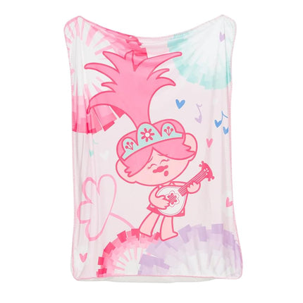 Franco DreamWorks Trolls Super Soft Cozy Premium Plush Sherpa Blanket Throw, 46 in x 60 in, (Officially Licensed Product)