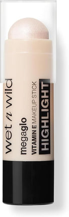 Wet n Wild, Mega Glo Vitamin E Makeup Stick, Multipurpose Highlighter Stick for Eyes, Cheeks and Lips, with Buildable and Blendable Formula, Travel-Ready and Retractable, Moonlike