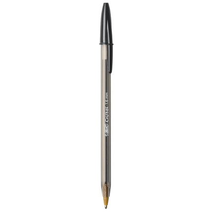 Bic Cristal Xtra Bold Ballpoint Pen, Bold Point (1.6mm) For Vivid And Dramatic Lines, Black, 24-Count