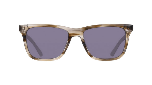 Cole Haan Men's Ch6086 Sunglasses, Smoke Horn, 54/