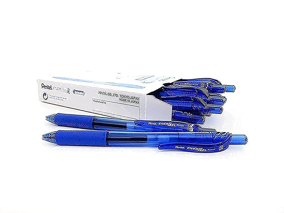 Pentel BLN105 Gel Ink Rollerball Pens with Click T