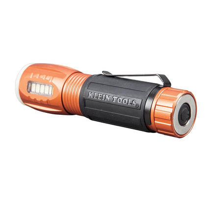 Klein Tools 56028 LED 235 Lumen Flashlight and 100 Lumen Work Light, Durable Waterproof, Hands-Free Magnetic, Up to 12 Hours Run Time