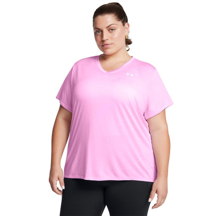 Under Armour Womens Tech Twist T-Shirt Stellar Pink M
