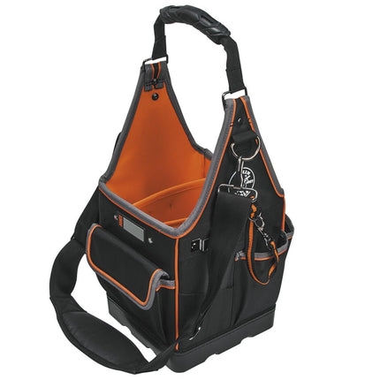Klein Tools 554158-14 Tool Bag, Tradesman Pro Tote with 20 Pockets Made of 1680d Ballistic Weave and a Fully Molded Bottom, 8-Inch
