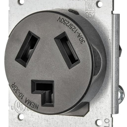 Leviton 5207-S10 30 Amp, 125/250 Volt, NEMA 10-30R