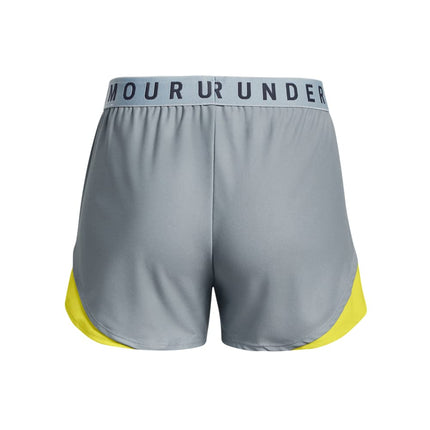 Under Armour Pantalones Cortos Play Up 3.0 para Mujer, (465) Harbor Blue/Starfruit/Downpour Gray, X-Large, (465) Harbor Blue/Starfruit/Downpour Gray, XL