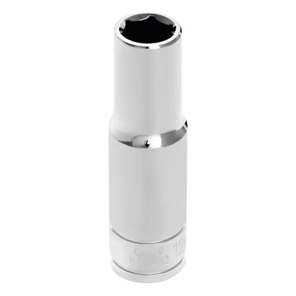 Performance Tool W32412 6-Point Socket, 1/2" Drive, 12mm