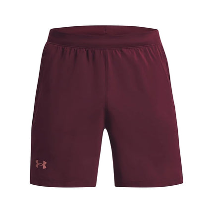 Under Armour Mens Launch 7 Shorts Maroon S