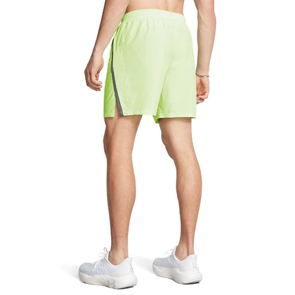 Under Armour Mens UA Launch 2 in 1 7 Shorts Green 3XL