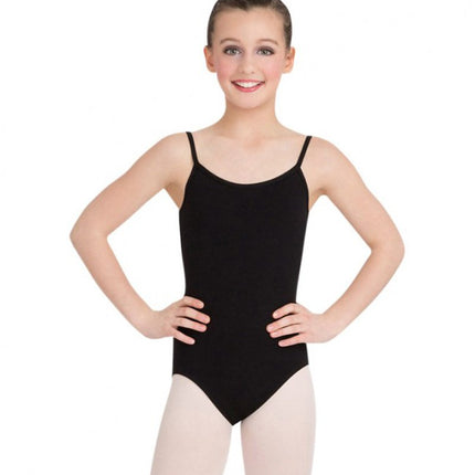 Capezio Camisole Leotard With Adjustable Straps - Girls, Black, Large