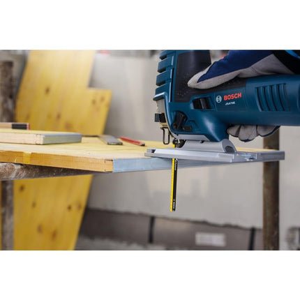 Bosch T367XHM1 5-7 TPI Carbide Edge T-Shank Jig Saw Blades for All Purpose (1 Piece), 5-3/16"