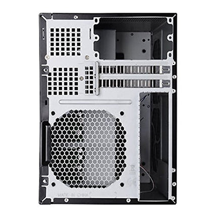SilverStone SST-DS380 - Case Storage Mini-ITX Computer Case with Door, Black