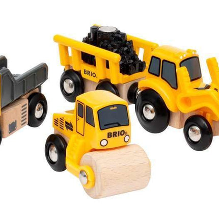 BRIO World Construction Vehicles for Kids Age 3 Ye