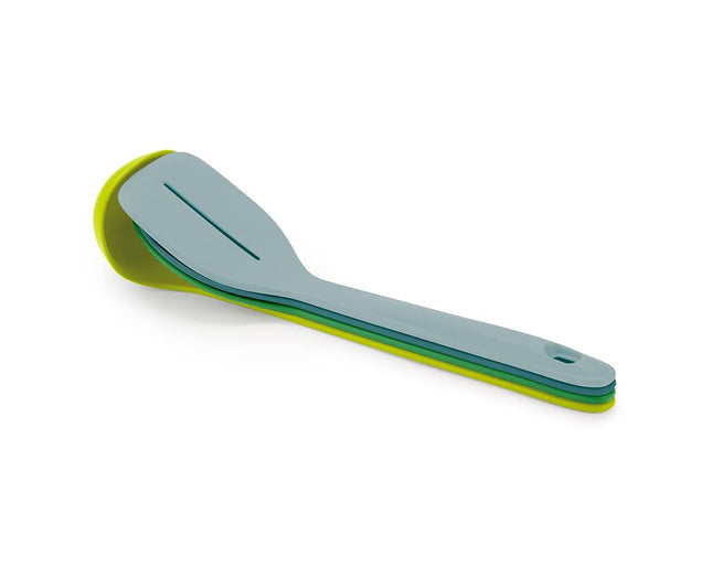 Joseph Joseph Duo 4-Piece Kitchen Utensil Set, Heat-Resistant Cooking Gadgets Ladle, Spoon and Turner, Opal