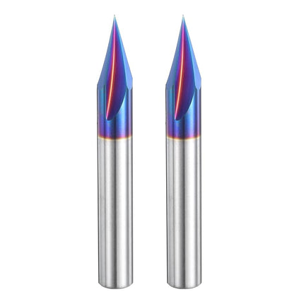 uxcell 2 Pcs 30 Degree V Groove Engraving Router B