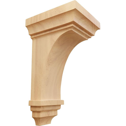 Ekena CORW06X06X12JERO 6-Inch Width x 6 3/4-Inch Depth x 12-Inch Height Large Jefferson Wood Corbel - Red Oak