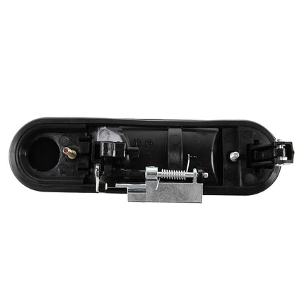 TRQ Front Right Exterior Door Handle Black Passenger Side