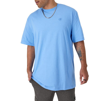 Champion mensT0223Classic Jersey T-Shirt Short Sleeve Shirt - Blue - Large