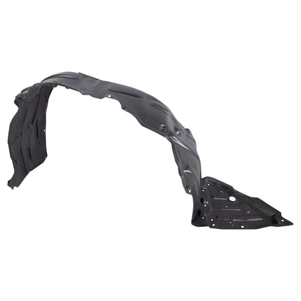 TRQ Front Left Inner Fender Liner Black Drivers Si