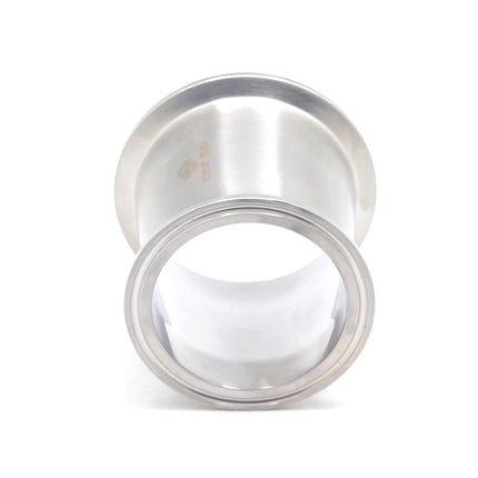QiiMii Sanitary Fitting Reducer Fitting SS304 Tri Clamp Ferrule Style 3" Tube OD to 2.5" Tube OD (3 INCH X 2.5 INCH)